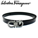 フェラガモ ベルト（メンズ） フェラガモ/Salvatore Ferragamo メンズリバーシブルベルト・67-0326 770943 ブラック【即発送可能】