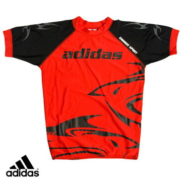 即納・ADIDAS MMA USAファイティングラッシュガードSHARK ADICST03RED(1693554963860)