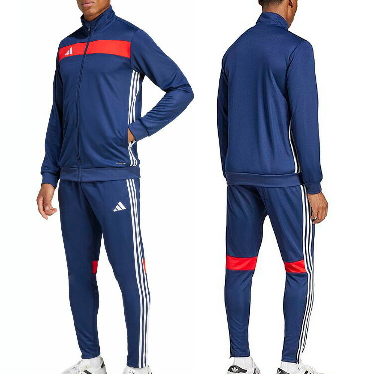 ☆アディダス ティロ 25 エッセンシャルズ トラックスーツ＆パンツ(ジャージ上下セット) KPQ85(JD0467) メンズ サイズM