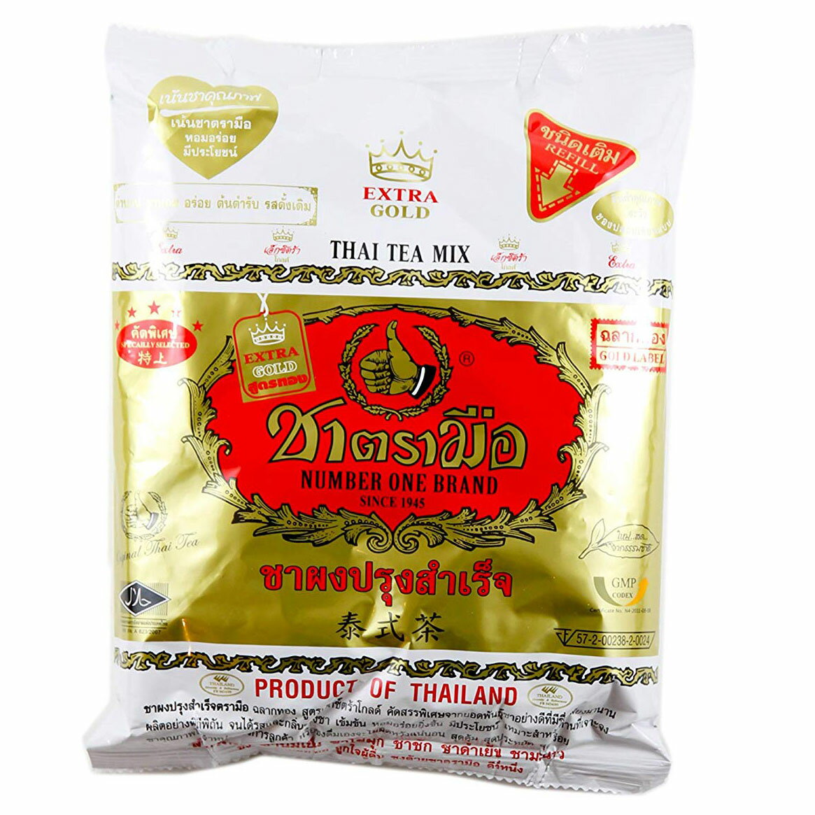 【小型宅配便送料無料(カード振込決済限定)】タイティー茶葉 チャーポン チャトラムエ Extra gold 400gのサムネイル