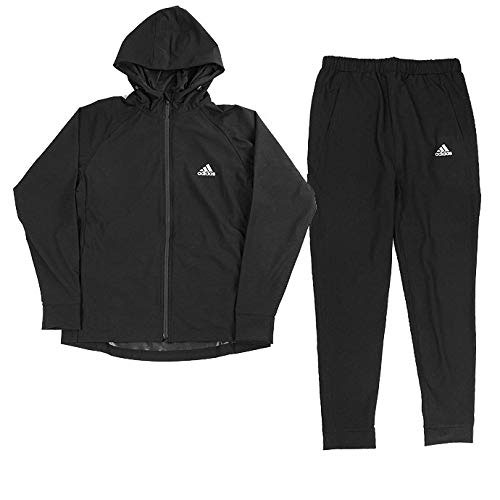 ☆アディダス adidas ウルトラストレッチサウナスーツ 上下セット（日本サイズADISS04・ADISS01(BLACK)