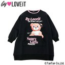 ワンピース 長袖 トレーナー ラビ子 チュニック by LOVEiT バイラビット 女の子 子供服 通学 かわいい