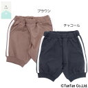 【50％OFFセール】ハーフパンツ パンツ 男の子 ベビー キッズ ボトムス ズボン 80 90 95 100 幼稚園 保育園 サイドライン かわいい 春 夏【K】【2202】【C】