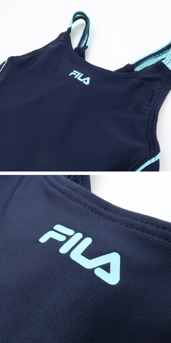 【50％OFFセール】FILA フィラ ワンピース水着 女の子 140 150 160 170 スクール水...
