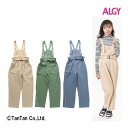 【スーパーSALE】【50％OFF】サロペット ALGY アルジー オーバーオール 女の子 130 140 150 160 2WAY 子供服 キッズ ジュニア かわいい おしゃれ 中学生 秋 冬 ロゴ【G】【2203】【C】