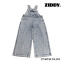 【50％OFFセール】ZIDDY ジディ サロペット デニム 女の子 ケミカルウォッシュ 140 150 160 FREE フリー オーバーオール キッズ ジュニア 子供服【G】【2102】【C】