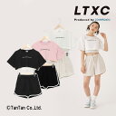 【40％OFFセール】ショートパンツ3点SETUP 女の子 接触冷感 LTXC ジュニア 高学年 LOVETOXIC ラブトキシック キッズ【K】【2303】【45】