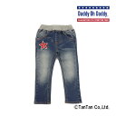 【スーパーSALE】【50%OFF】ダディオダディ ロングパンツ デニム 男の子 キッズ ストレッチ ボトムス 10分丈 無地 ネイビー 90cm【K】【2303】【48】(4)