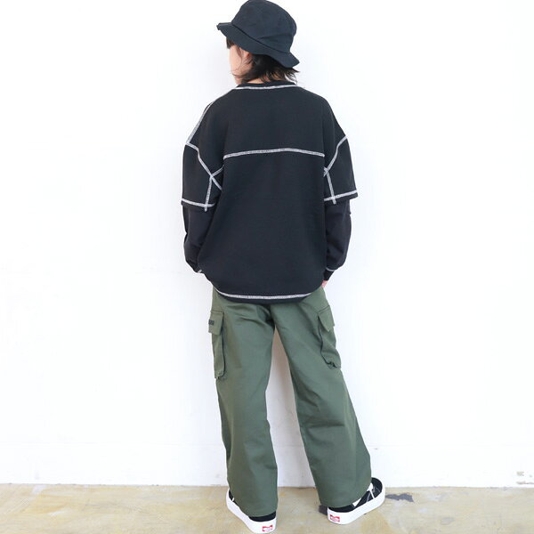 CONVERSE コンバース 長袖トレーナー スウェット 男の子 キッズ ジュニア レイヤー...