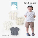 【50%OFFセール】プティマイン 総柄半袖Tシャツ 男の子 ベビー キッズ トップス 全4色 80-130cm 接触冷感 GOODPRICE プチプラ pet...