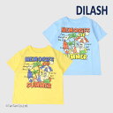 【50%OFFセール】半袖Tシャツ サマーベア 男の子 キッズ ベビー 子供服 80-140cm トップス サックス イエロー ディラッシュ【K】【新作】【25...