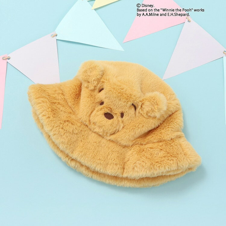 【10％OFFセール】くまのプーさん バケットハット 帽子 ディズニー 48-54cm キッズ ベビー 子供服 男の..