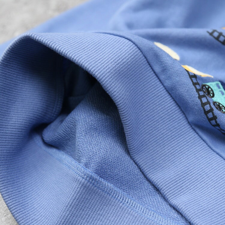 【20％OFFセール】トレーナー 汽車柄 80-130cm キッズ 男の子 子供服 DILASH ディラッシュ【K】【新作】【2503】【66】