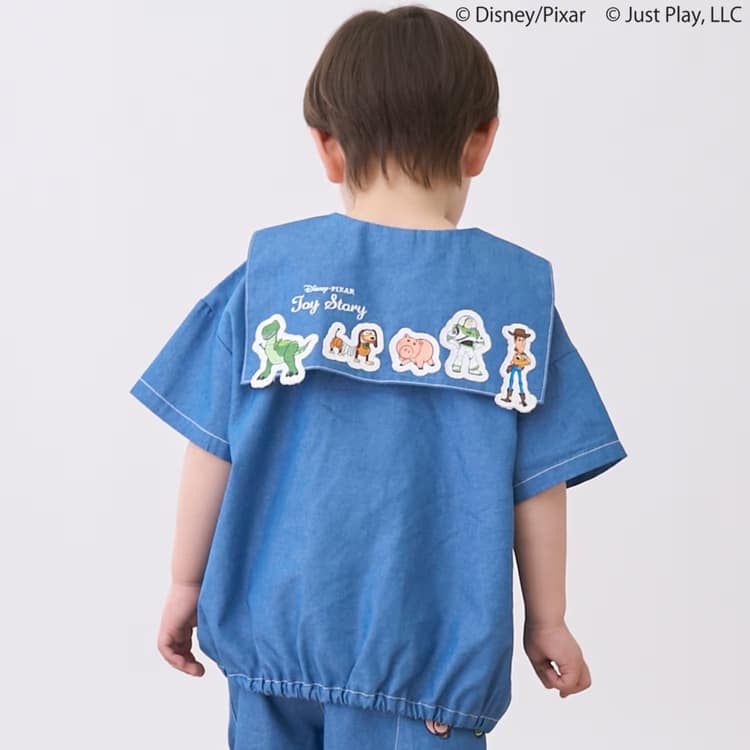 Rakuten - 【Disney/Pixar】TOY STORY トイストーリー セーラー半袖シャツ プティマイン 男の子 キッズ 子供用 80-130cm petit main【K】【新作】【2602】【71】