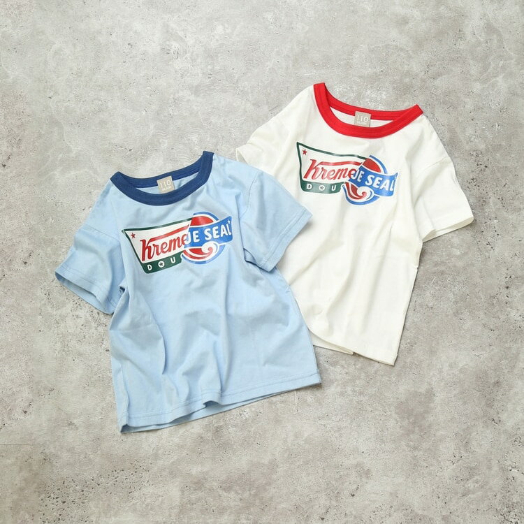 Rakuten - 【15日限定楽天カードでポイント4倍】ドーナツ＆アイスクリーム風 Tシャツ 半袖 子供服 キッズ 半袖Tシャツ 男の子 女の子 100-140cm DILASH ディラッシュ【K】【新作】【2602】【72】