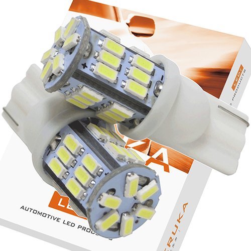 Rakuten - エルカ(Eruka) T10 T16 兼用 LED ウェッジ球 自慢の3014型LEDをギッチリたっぷり30連 2個 ホワイト エルカだけの国内独自検査 MU-075-2S