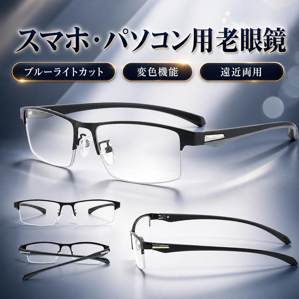 新発売限定記念価格 老眼鏡 おしゃれ 調光 サングラス レディース メンズ シニ ラス リーディンググラス 女性 男性 軽量 メガネ 眼鏡 男女兼用 PC用 かっこいい 敬老の日 母の日 父の日 ギフト ブルーライトカット 遠近両用 紫外線カット uvカ