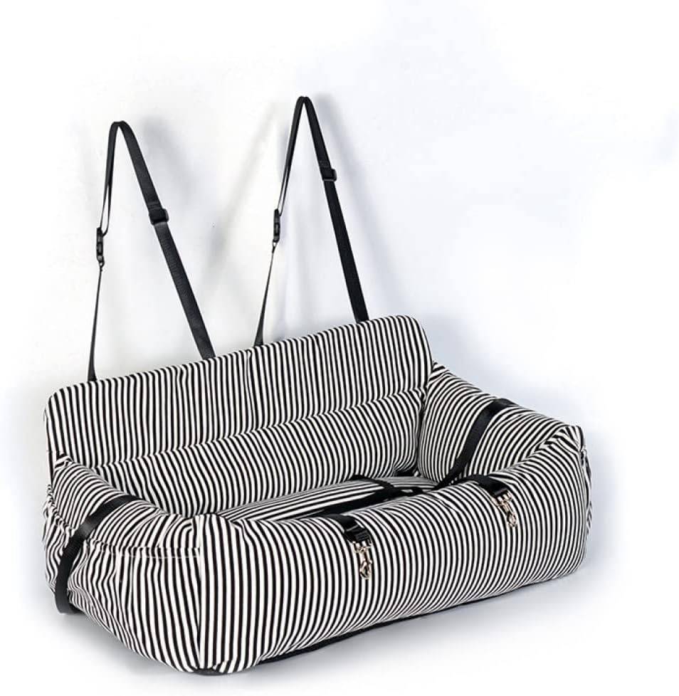 　　　-------商品詳細-------☆【サイズ】85*50*30cm【機能】車酔い防止、飛び出し防止 、汚れ防止、破れ防止、落す防止 、邪魔防止 【全車種対応】適用対象：大型犬、中小型犬、猫。 対応車種：全車種☆【犬猫の旅行や野外で遊ぶに対策品】: 主にペットを乗せる時に、愛車のシートを保護するために使うシートです. 車を汚したくない人や、座席の材質が高級な車にはこういうシートがあるといいですね。ペットの足跡、毛、フケ、汚れ、水、砂、土、泥から大事な車席を守ってくれて、中小型犬、猫、うさぎにけの犬ドライブシート兼ドライブボックスです。 ペットを載せても安心。☆【生地がしっかり、 長期使用でいい】 生地も丈夫でお手入れも楽です。なかなか使い勝手がイイですよ。 納期について、お支払い確定後在庫のある商品は通常7〜10営業日ほどでのお届けとなります。祝日になると出荷時間が少し遅くなります。ご理解をお願い致します。☆【シートベルト設計】このペット安全シートはシートベルトが付いています。ペットの安全が保証され、貴方のペットが運転中に貴方の邪魔をすることを心配する必要はありません。☆【使用範囲広い＆保障あり】ドライブも楽しく！お家にいるみたいに落ち着ける? さまざまな車種に対応し、車だけじゃなく、旅先の旅館やホテルでそのまま使えるのも嬉しい? シンプルなデザインで置く場所を選びません！