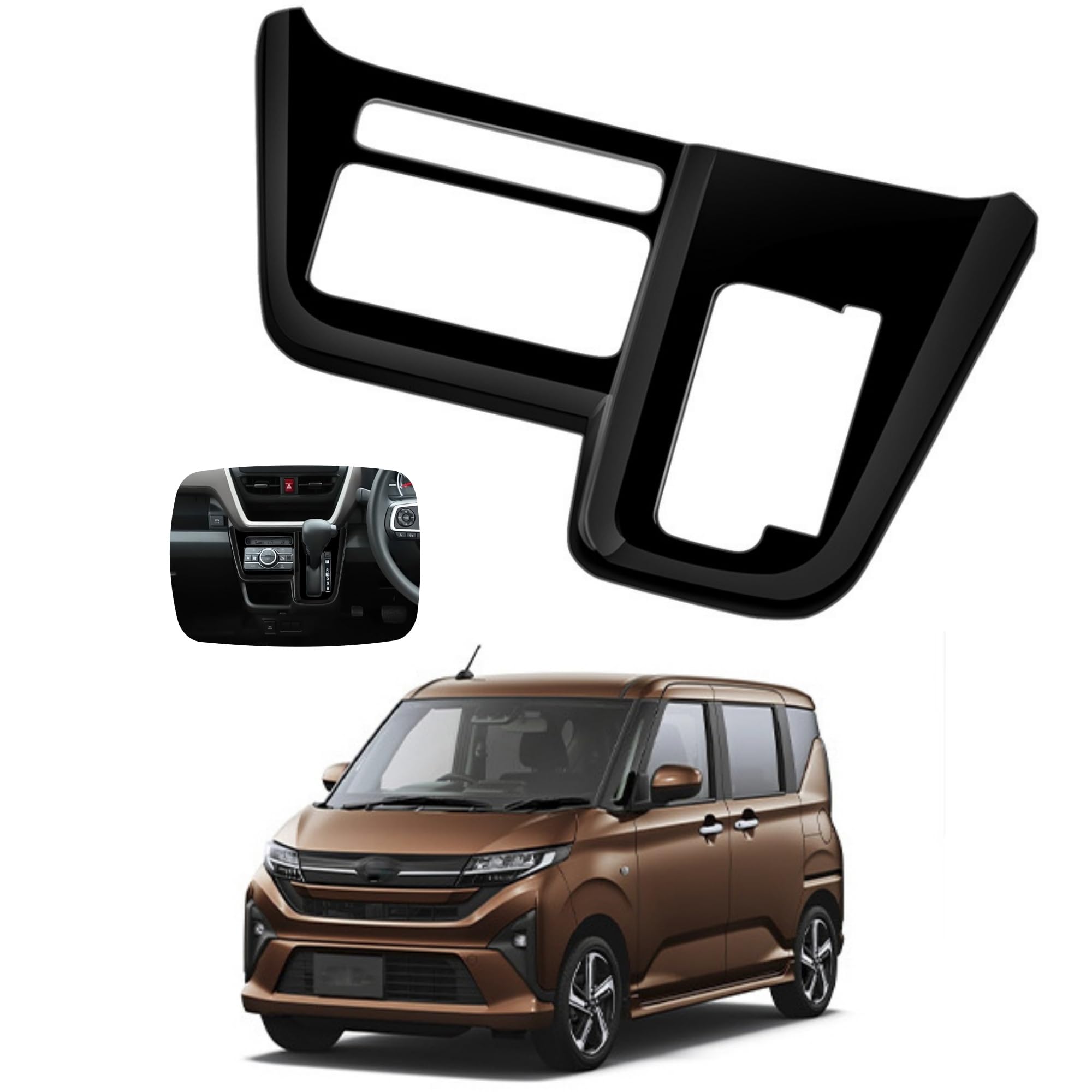 【適合車種】：新型 ムーヴキャンバス LA系 LA850S LA860S(2025(令和7)年6月〜)に適応しています。お手軽にドレスアップ！【優れた素材?お手入れ簡単】：環境に優しいABS素材を使用し、耐久性も高く、日常使用の摩耗と衝撃を効果的に防ぐことができ。耐久性に優れています。色落ちにくく、変形しにくい、長期間美しい状態を保つことができます。【専用設計】原車のラジアン型開き設計に貼り合わせ、専用一体成型構造を採用。車体曲面にピタッと密着して位置ずれを防止すると同時に、車両の外観品位を向上させます。【安心ドライブ】工具不要で車体を傷つけず、時間もかからないし、工具等は必要ございません。力はほとんどいりませんので、女性の方も気軽に！！【安心サービス】出荷前に厳正に検査いたしますので、ご安心ください。問題がございましたら、まずは弊社までご連絡ください。24 時間以内に対応いたします。【専用車種】：新型 ムーヴキャンバス LA系 LA850S LA860S(2025(令和7)年6月〜)に適応しています。【材質】：ABS製【装着方法】取付ツール不要がないです。ただ1分で取付完了です。素人でも簡単に愛車をアップグレードできます。【原産地】：中国【品質保証】：出荷前に厳正に検査いたしますので、ご安心ください。問題がございましたら、まずは弊社までご連絡ください。24 時間以内に対応いたします。