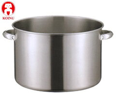 本間製作所／仔犬印　19-0　IH半寸胴鍋40cm　目盛付　82440　（電磁調理器対応・IH対応・KOINU・子犬印・両手鍋・目盛り付き・業務用・厨房用品）02P30May15
