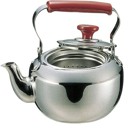 玉虎堂製作所 18-8 MA 急須 ストレーナー付 1L No.412-B（茶こし付き・MARUTAMA）[nbtk]