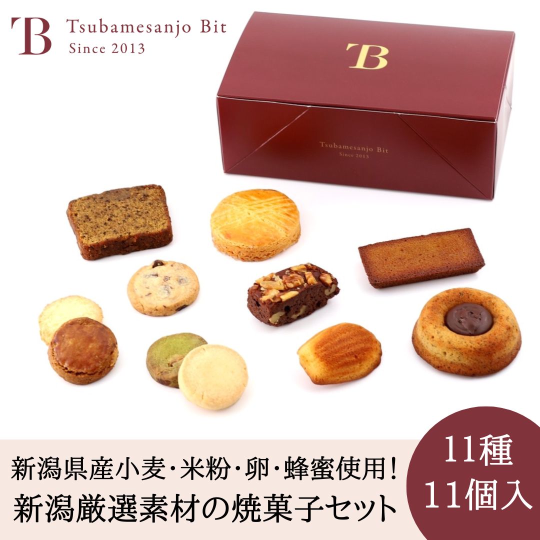 新潟県産厳選素材の焼菓子11種詰合せ各1袋入 お取り寄せ 母の日 父の日 こどもの日 ギフト 焼菓子 クッキー フィナンシェ パウンドケーキ スイーツ お菓子 洋菓子 焼菓子詰合せ 新潟 お土産 お礼 お返し プチギフト お祝い 結婚 内祝い 個包装 アフタヌーンティー 燕三条bit