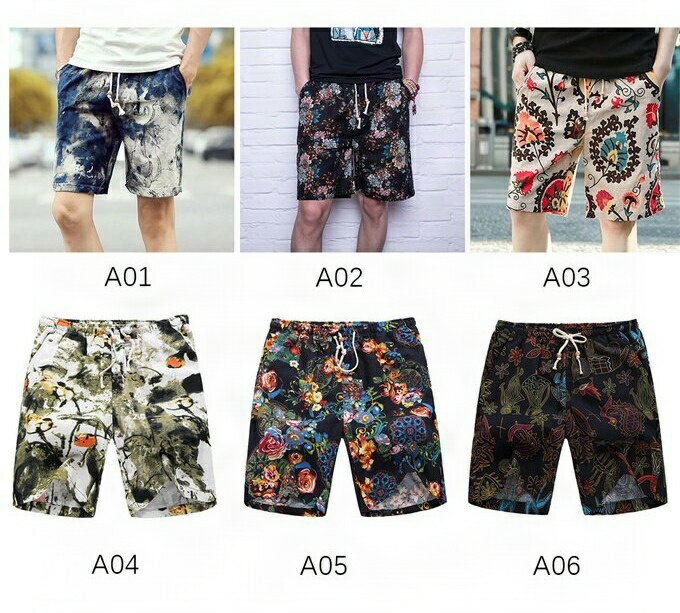 送料無料！メンズ水着 スイムショーツ サーフパンツ ボートショーツ 水陸両用 花柄 海水パンツ ショート 速乾 ビーチパンツ プール