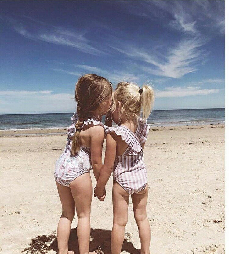 【楽天ス一パ一セ一ル]赤ちゃん ベビー 水着 女の子 ワンピース水着 女の子 ビキニ キッズ 女児水着 ガールズ ベビー水着 キッズ スイムウェア 子供 ビーチウェア ストライプ 保育園 温泉 プール スイムウェア かわいい おしゃれ 子ども 水着 ベビ