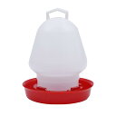 ニワトリ用 自動給水器 水飲み器 鳥 チキン アヒル 家禽用 ウォーターディスペンサー 水入れ フィーダー 養鶏用品 プラスチック 簡単設置 1Pcs 3L