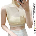 ハイネック レディース レイヤード 夏用 フェイクカラー 重ね着風 つけ衿 シースルー 2点セット 付け衿 付け襟 大きいサイズ つけ襟 透け感 インナー ノー...