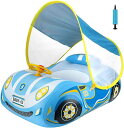 足入れ ベビーフロート パトカー アウトレット 日よけ防止 屋根付き 浮輪 赤ちゃん キッズ 足入れ 足穴 乗り物 浮き輪 可愛い 旅行 海 夏 水慣れ 水遊び 水遊び 誕生日 夏休み プレゼント 赤ちゃん用品 おもちゃ