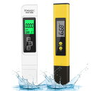 【2本入り】 水質測定器 ペーハー測定器 PH計 TDSメーター 高精度 水質検査 試験 PHメーター デジタル水質テスト プール 水産業 熱帯魚飼育 水槽 タ...