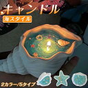 キャンドル ろうそく 海キャンドル キューブキャンドル オーシャンキャンドル 貝殻 シーグラス ジェルキャンドル クリア ハードジェル 自立型 ろうそく ギフト プレゼント お土産 誕生日 海が好き 誕生日 記念品 高級ワックス使用 送料無料 お祝い 引っ越し祝い