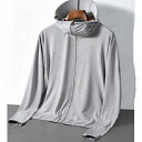 夏新作 ラッシュパーカー メンズ 冷感 パーカー 長袖 体型カバー UVカットー 吸汗速乾 ドライ UV対策 接触冷感 ヒンヤリ DRY ラッシュガード プレゼ...