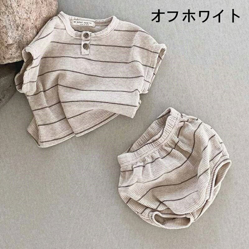 ベビー服 上下セット セットアップ キッズ 女の子 男の子 コットン 綿 子供服 tシャツ 半袖 ショートパンツ 韓国子供服 夏服 おしゃれ 可愛い 赤ちゃん 新生児 ルームウェア 部屋着 出産祝い 66 73 80 90 100cm