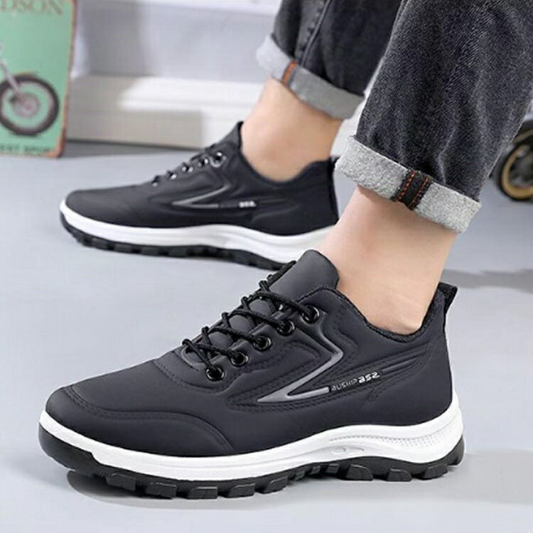 雨 軽量 防水 カジュアルシューズ スニーカー メンズ 男性用 厚底 防水シューズ ウォーキングシューズ おしゃれ 通勤 通学 晴雨兼用 登山靴 普段履き 雪 防水シューズ 運動靴 ジョギング メンズ 春 夏 秋 冬 24.5～27cm