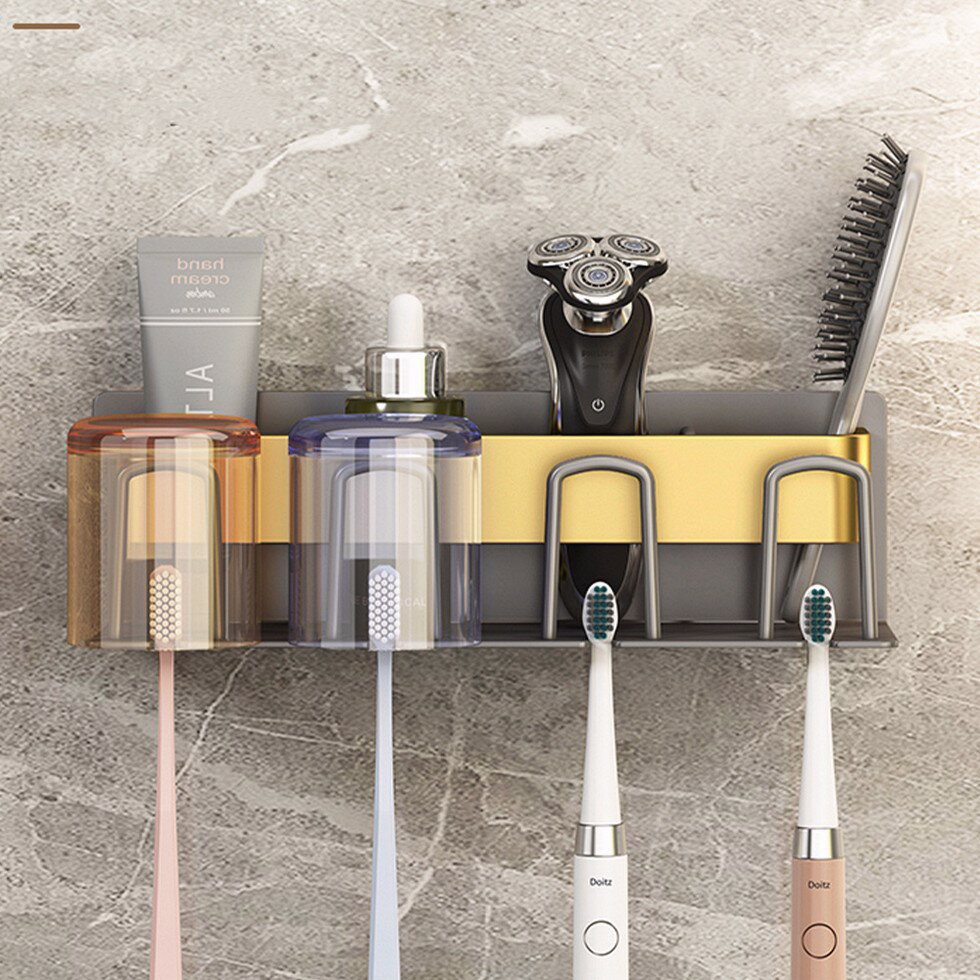 歯ブラシホルダー 歯ブラシ立て 歯ブラシケース 壁掛け歯ブラシカップ マグネット電動歯ブラシホルダー..