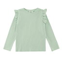 長袖Tシャツ ロングtシャツ トップス 長袖 無地 Tシャツ 体型カバー 子供服 カットソー 綿 丸襟 春秋冬 インナー 肌着 ガールズ 女児 部屋着 上着 可...