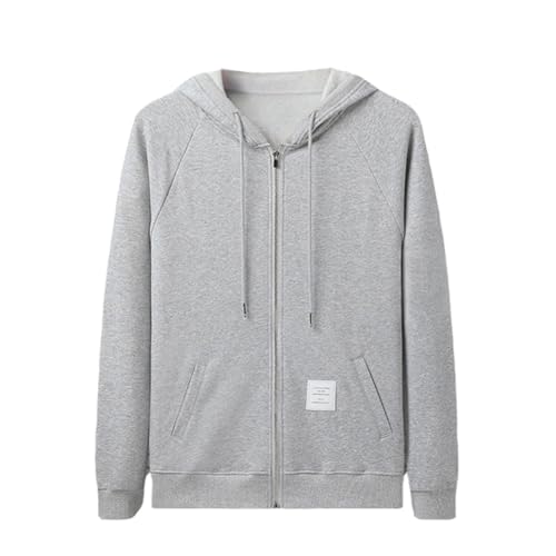 【送料無料】[JoveJek] パーカー メンズ 長袖 高伸縮性 薄手 柔らかい ジップアップパーカー スウェッ..