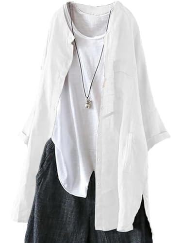 【送料無料】Wnodruke ロング シャツ レディース ロング カーディガン 無地 薄手 ゆったり 七分袖 春 ..