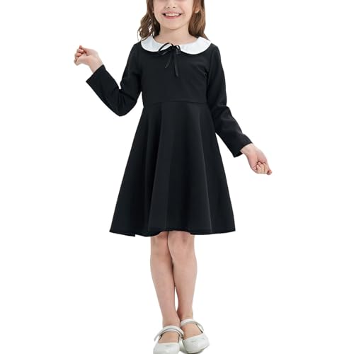 【送料無料】[LOLANTA] キッズ ワンピース 女の子 フォーマル 子供服 長袖 ファスナー 衿付き 発表会 ..