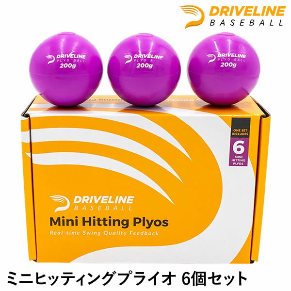 ミニヒッティングプライオ 6個セット ドライブラインベースボール 打撃練習用ボール HPMINI0006 PLYOBALL DRIVELINE トレーニング 野...