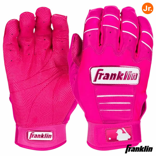 Franklin - 【即日発送可】＜メール便対応＞フランクリン（Franklin） 20527 ジュニア用 バッティング手袋 両手用 CFX PRO BATTING GLOVES PINK バッティンググローブ MLB 野球