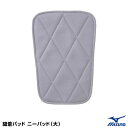 <メール便対応>ミズノ(MIZUNO) 52ZB00205 縫着パッド ニーパッド(大) グレー 20%OFF 野球 2025SS(4)