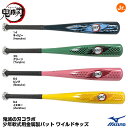 【あす楽対応】ミズノ（MIZUNO）　1CJRYA00　少年軟式用金属製バット　ワイルドキッズ　鬼滅の刃コラボ　限定品　10%OFF　野球用品　2022AW