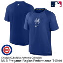 yyΉziCLiNIKEj TVc `[S  VJSEJuX Dri-FIT MLB Pregame Raglan Performance T-Shirt Chicago Cubs Nike Authentic Collection 013B-4EW-EJ-WYF 싅 2024SS