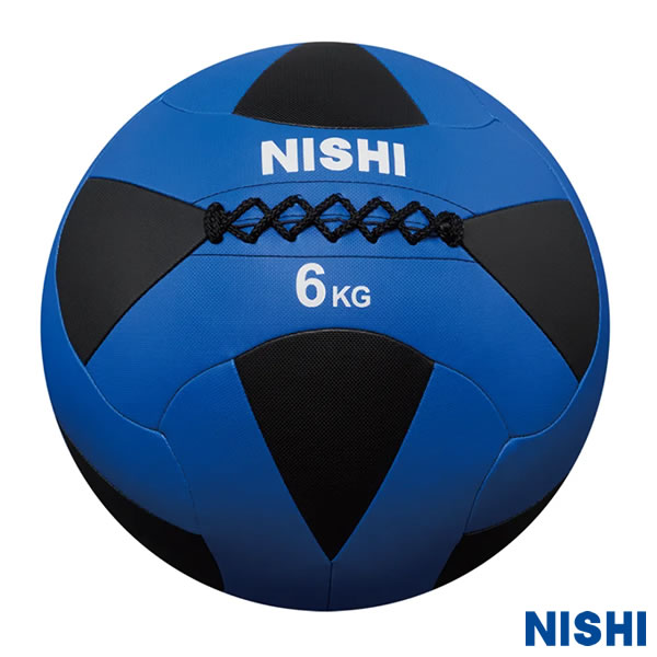 ニシ（NISHI） 3833A848 メガソフトメディシンボールII 直径35cm 6kg 体幹強化 トレーニング