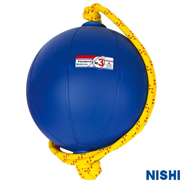 ニシ（NISHI） T5913 スウィングメディシンボール 直径25cm 3kg 体幹強化 トレーニング