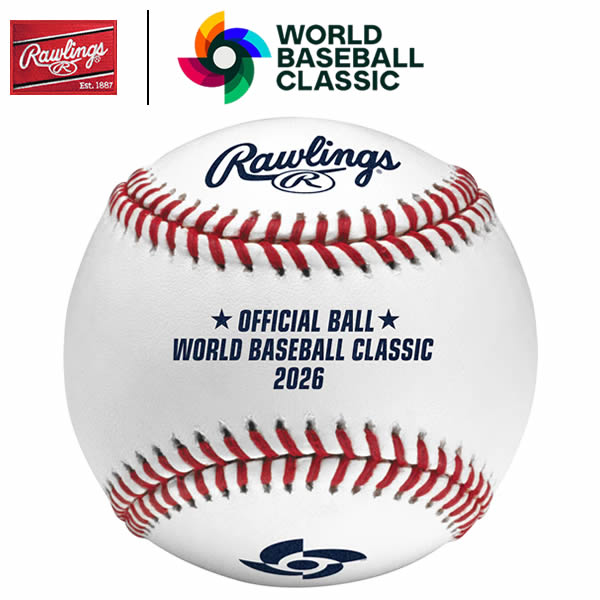 Hard Type - 【即日発送可】ローリングス（Rawlings） ROWBC26-R 2026 World Baseball Classic 公式球 ボール ケース入り WBC オフィシャルライセンス商品