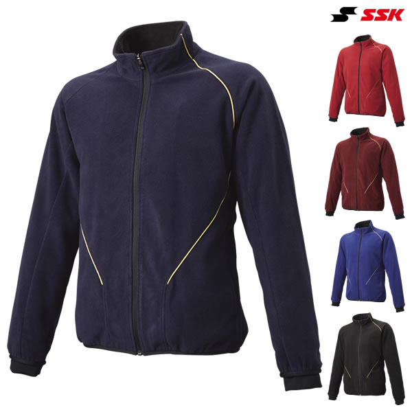 Rakuten - エスエスケイ（SSK） BWF250FZ フリースジャケット 長袖 フルZIP 裏タフタ 野球 2026SS